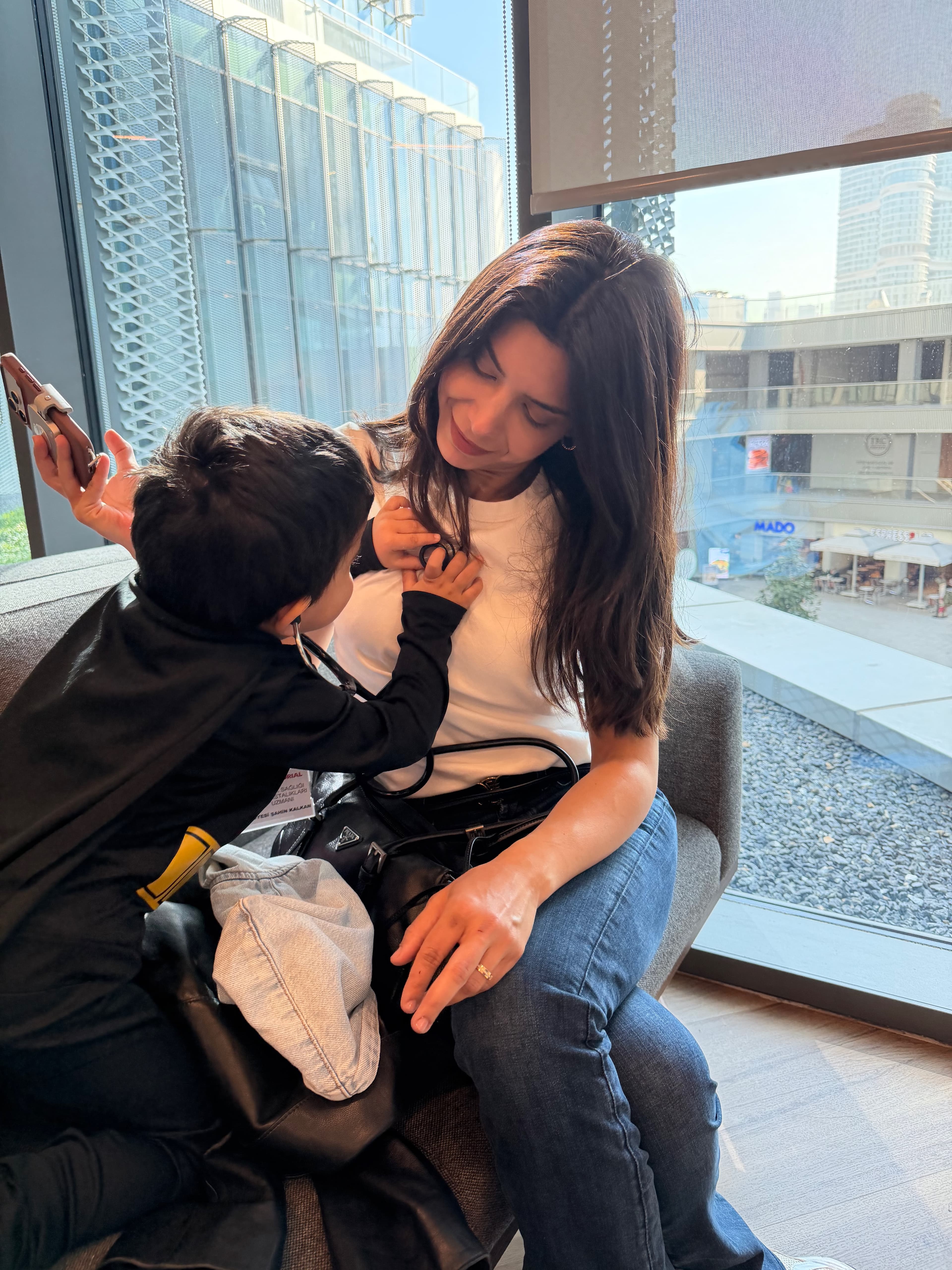 Uzm. Dr. Ayça Kalkan oğlu Kuzey ile